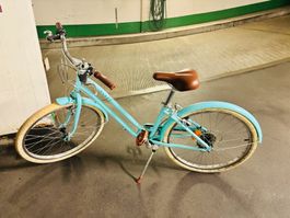 Kinderfahrrad von Decathlon – Türkis, 7–10 Jahre