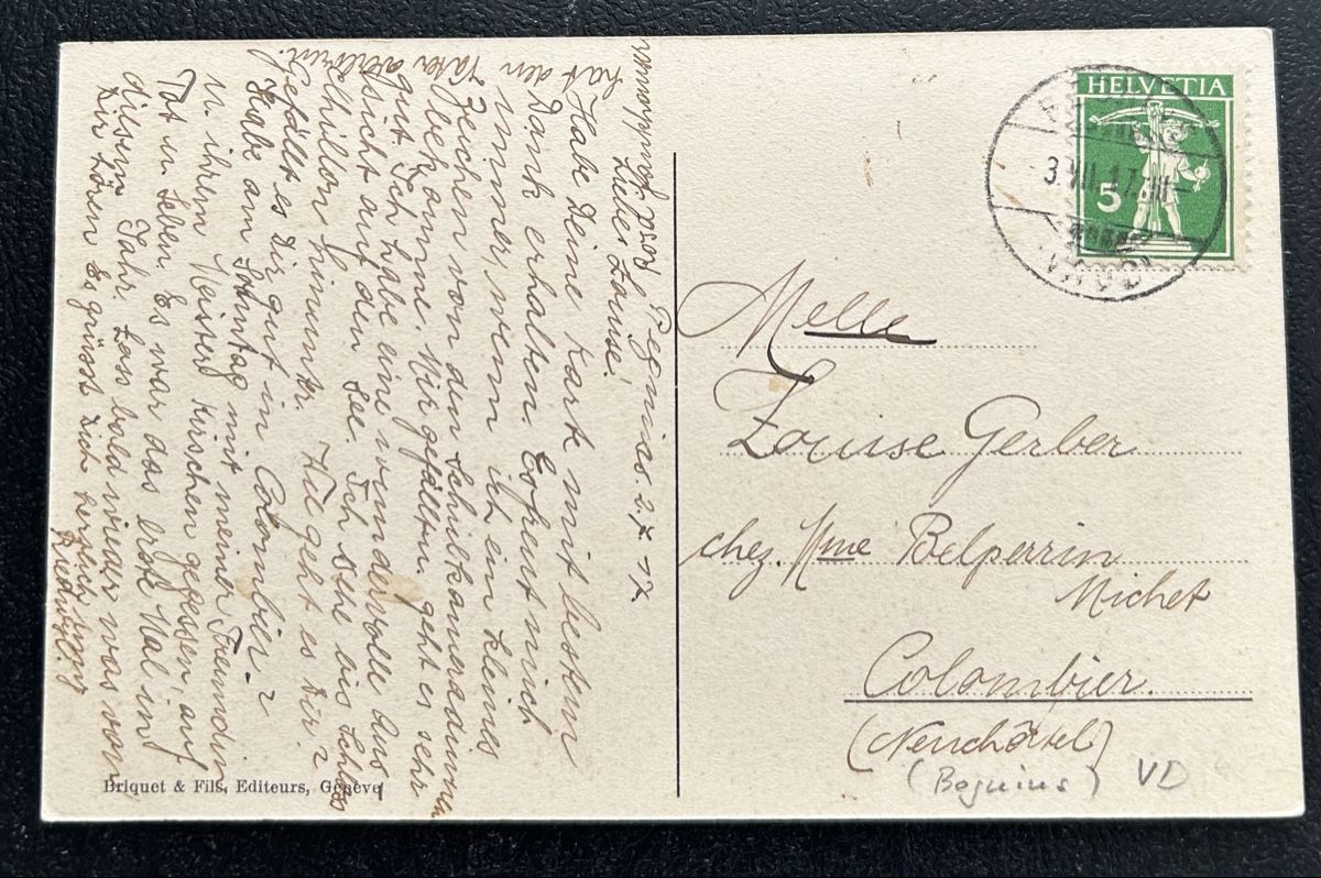 Cartoline postali: Begnins Hotel Ecu de Geneve  – Usato da Horw venduto da Tellbub 1
