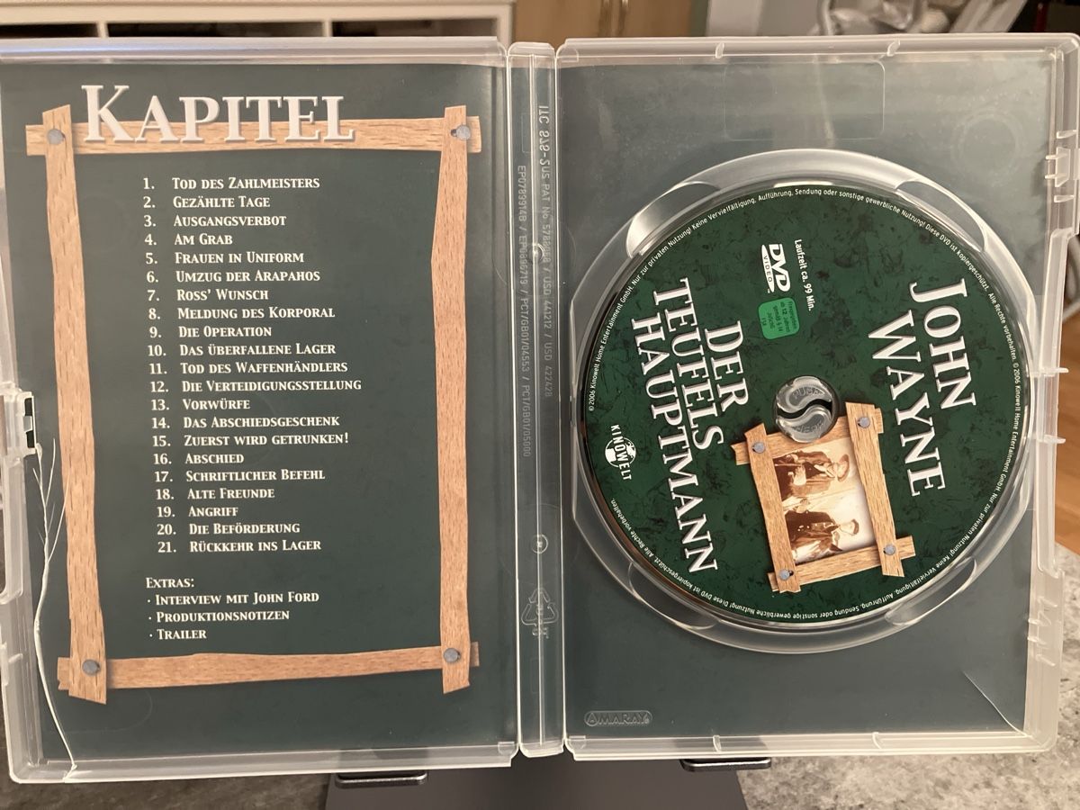 Alle DVDs: DVD: John Wayne - Der Teufelshauptmann, Western-Klassiker – Neu (gemäss Beschreibung) aus Lausen von Indexvision 2