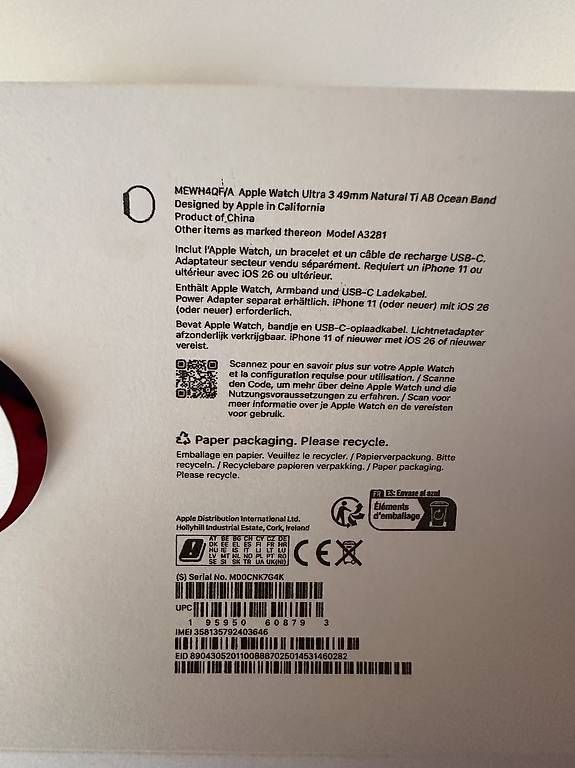 Smartwatch: Apple Watch Ultra 3 100 Prozent  – Usato da Zermatt venduto da ber_sdz7 1