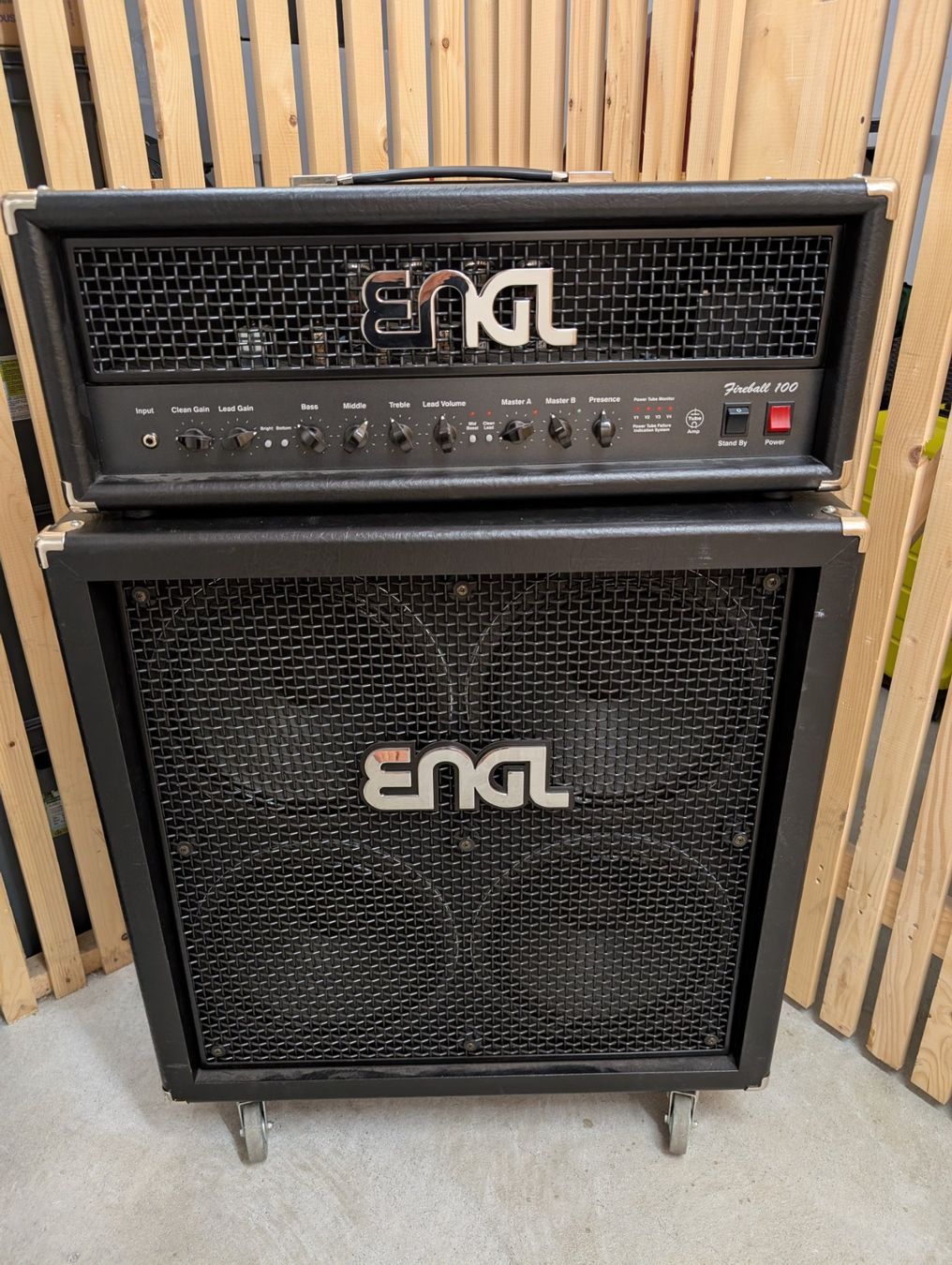 Engl Amplificatori: Engl Fireball 100 + Box E412SG-B + Koffer Gator G-901 – Usato da Arth venduto da hertus