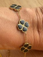 Luxus Elegante bis 22cm Luxus Edelstahl Armband Farbe Gold