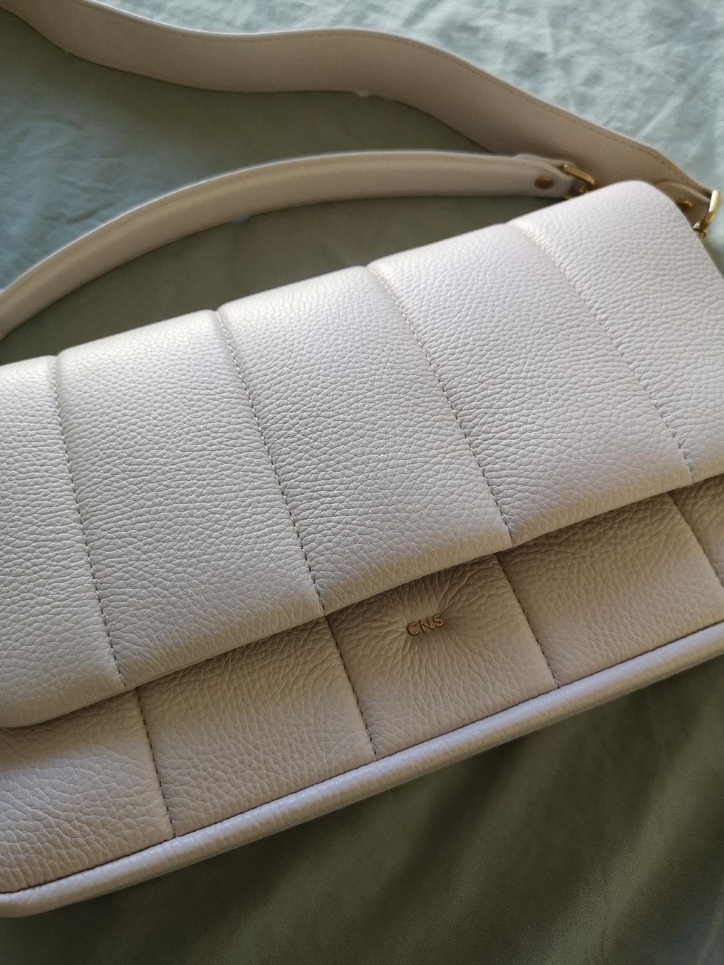 Taschen für Damen: White leather bag/white handbag – Neu (gemäss Beschreibung) aus Uster von b4x_ric 1