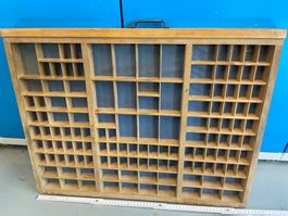 Setzkasten holz, original ,antik