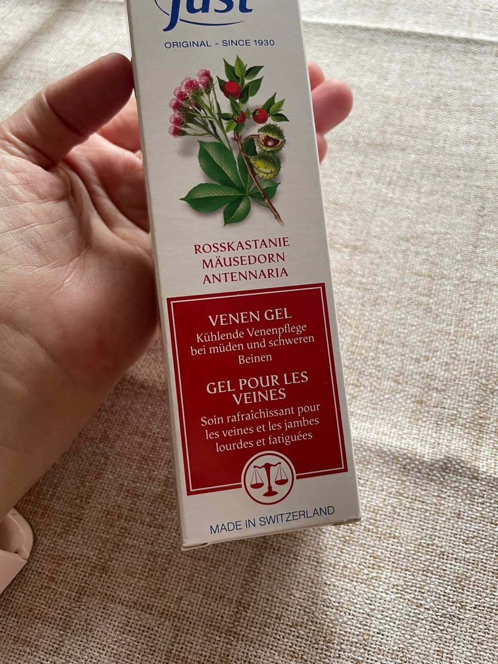 Sonstige Körperpflege: JUST Venengel - Ungeöffnet – Neu und originalverpackt aus Zürich von jandra01 2
