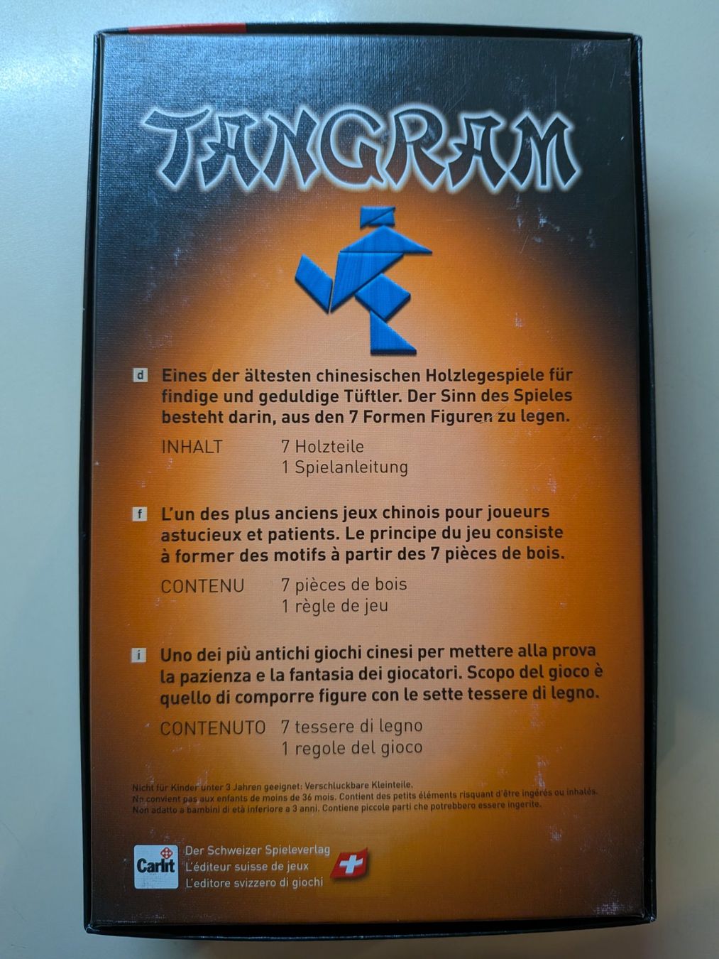 Carlit Spiele: CARLIT - Tangram [komplett] – Gebraucht aus Port von gecotom 1