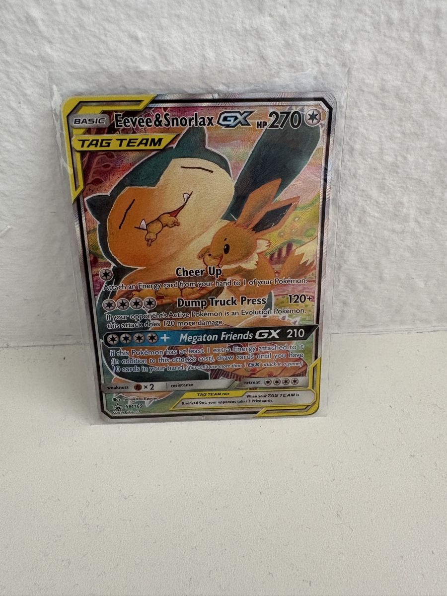 Cartoline: Eevee & Snorlax GX – Usato da Zollikon venduto da ale_x2b2