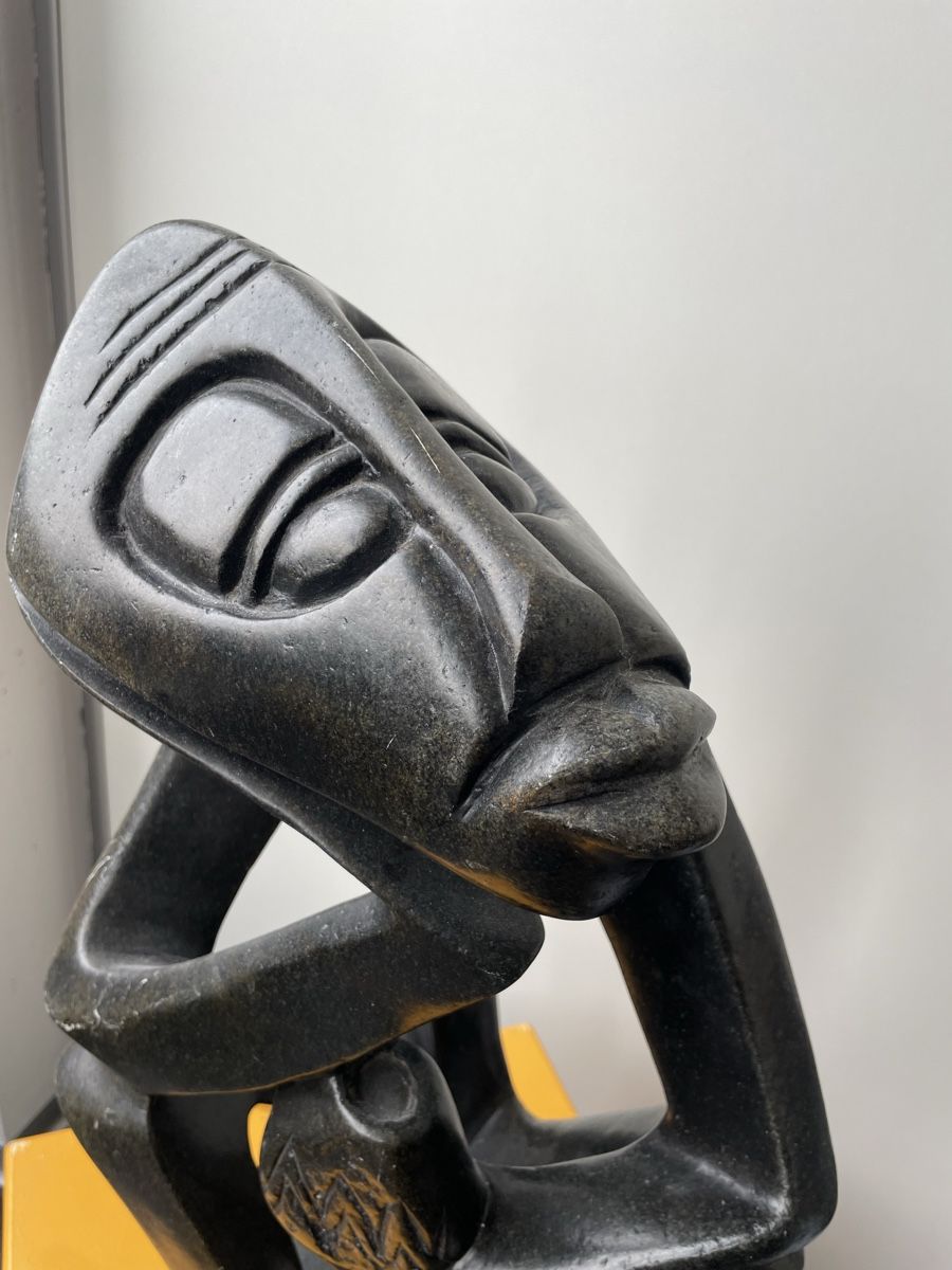 Sculture & Statue: AfrikanischeKunstfigur der Denker – Nuovo (secondo la descrizione) da Feldbrunnen venduto da moremi01 1