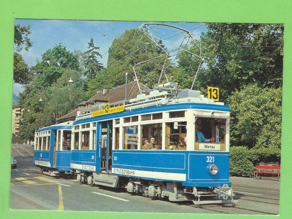 Cartoline postali: VBZ Zürich Tram – Usato da Zürich venduto da t24_de