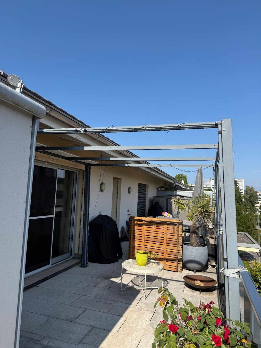 Abris: Pergola Metall Gestell für Balkon oder Terrasse 3x3m – D'occasion à Steinhausen par Luxury_Limited