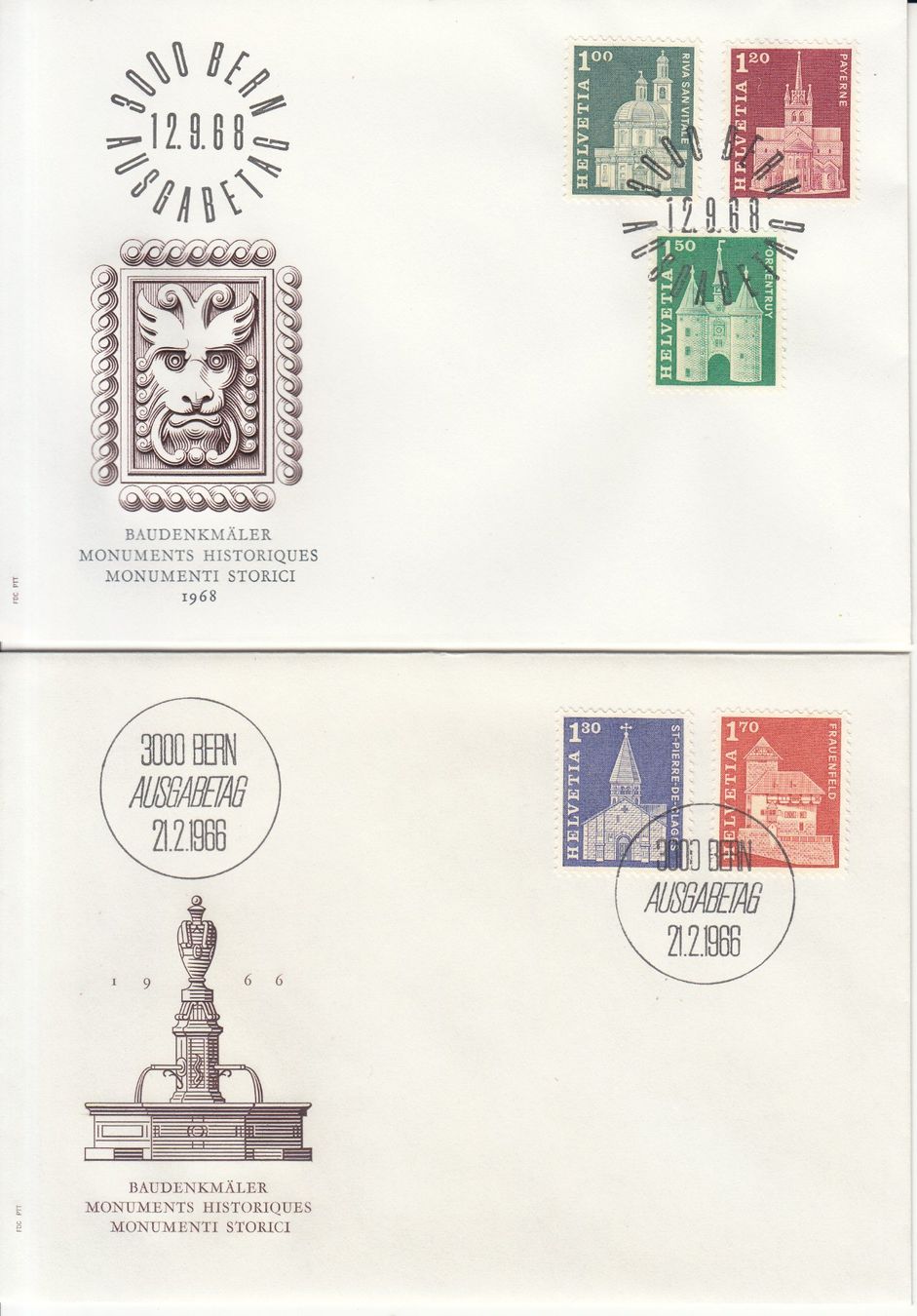 Tutti i francobolli: SBK 412 - 427 FDC – Usato da Bürglen TG venduto da StampGraf 2