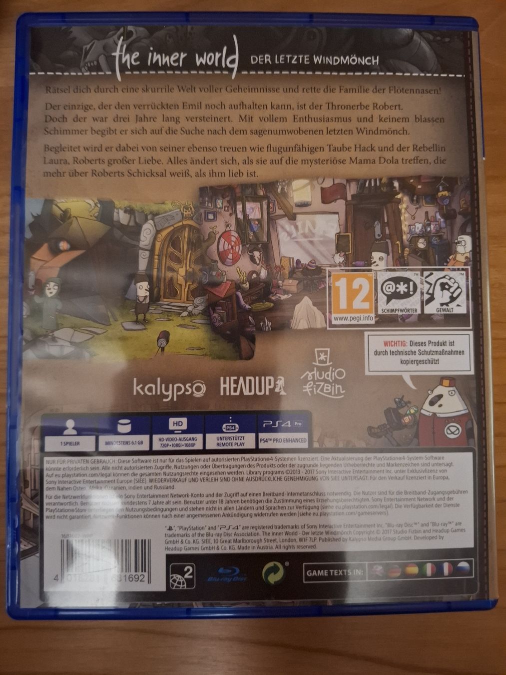 Giochi: The Inner World Der letzte Windmönch PS4  – Usato da Stäfa venduto da UH82 1