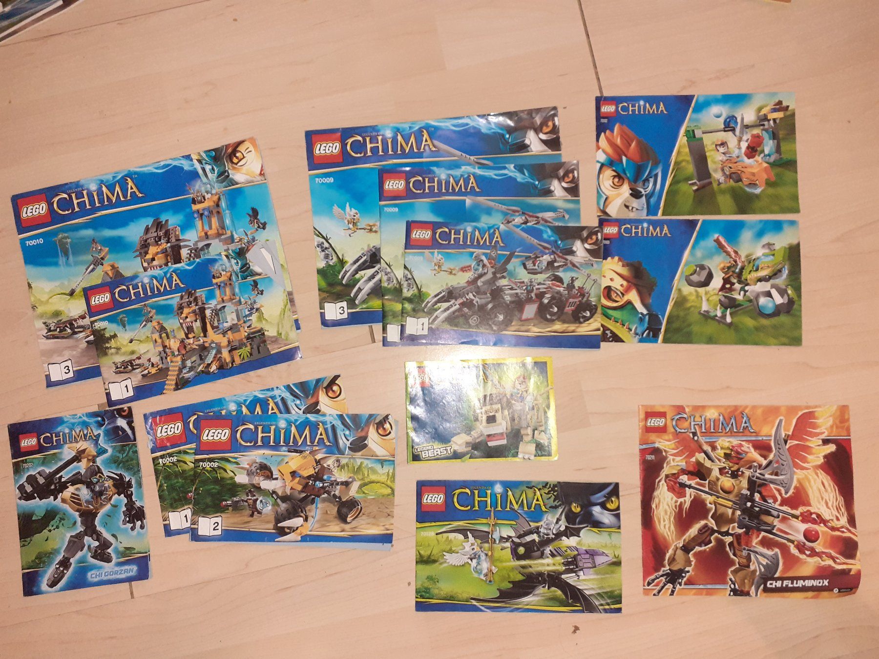 Lego Kit di costruzioni: diverse Lego Chima Baupläne – Usato da Linthal venduto da Luther