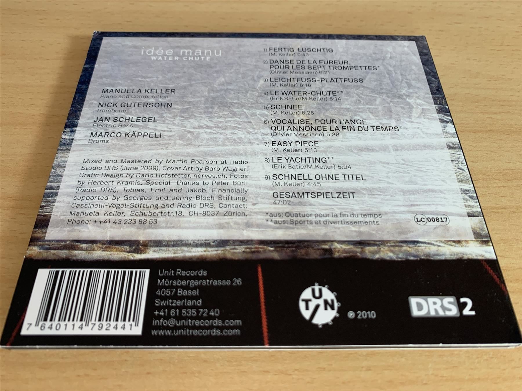CD: Idee Manu - Water Chute – Usato da Rikon im Tösstal venduto da Alpenmutz 1