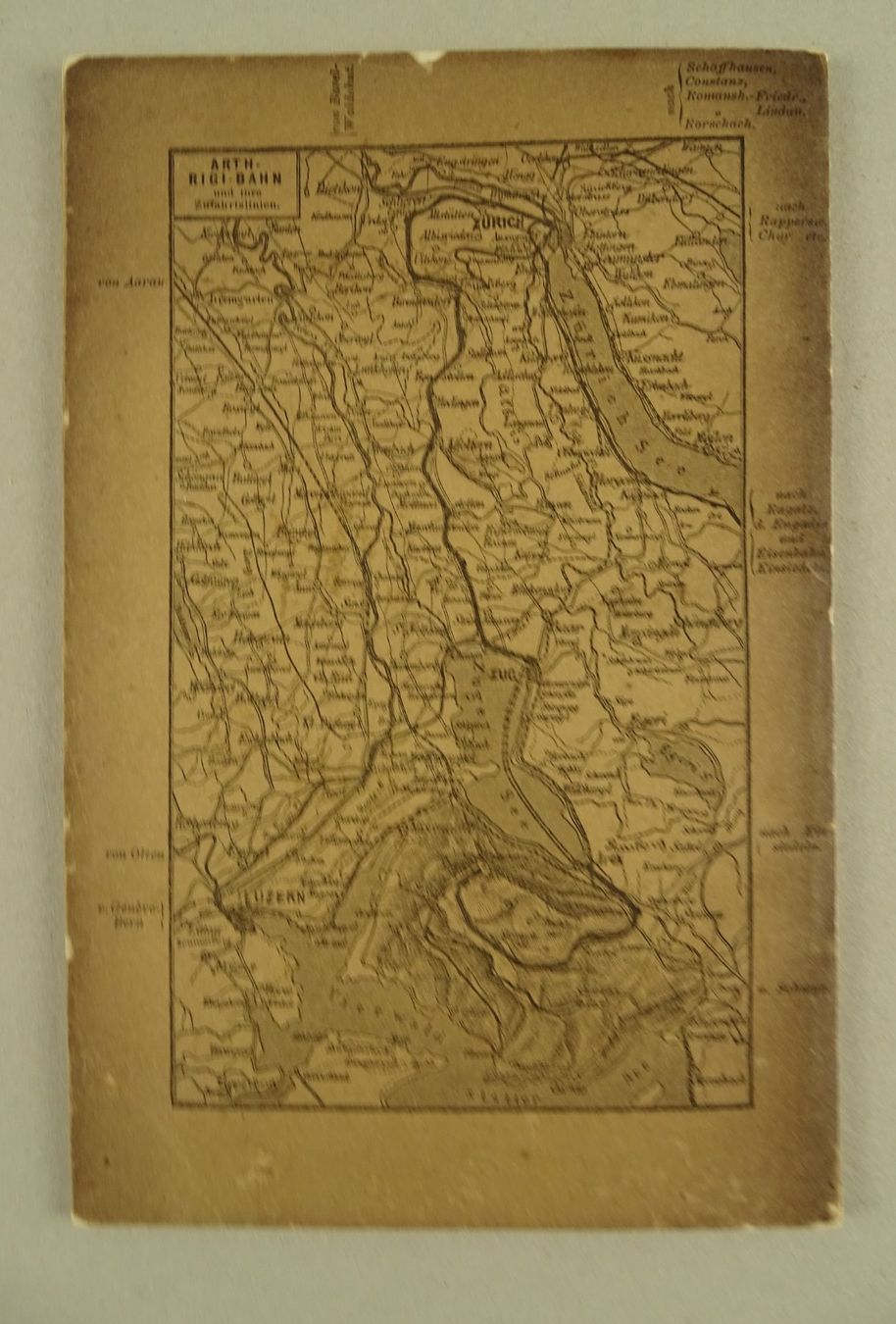 Libri: ARTH-RIGI-BAHN, UM 1880 – Usato da Grüningen venduto da Kartensammler 9