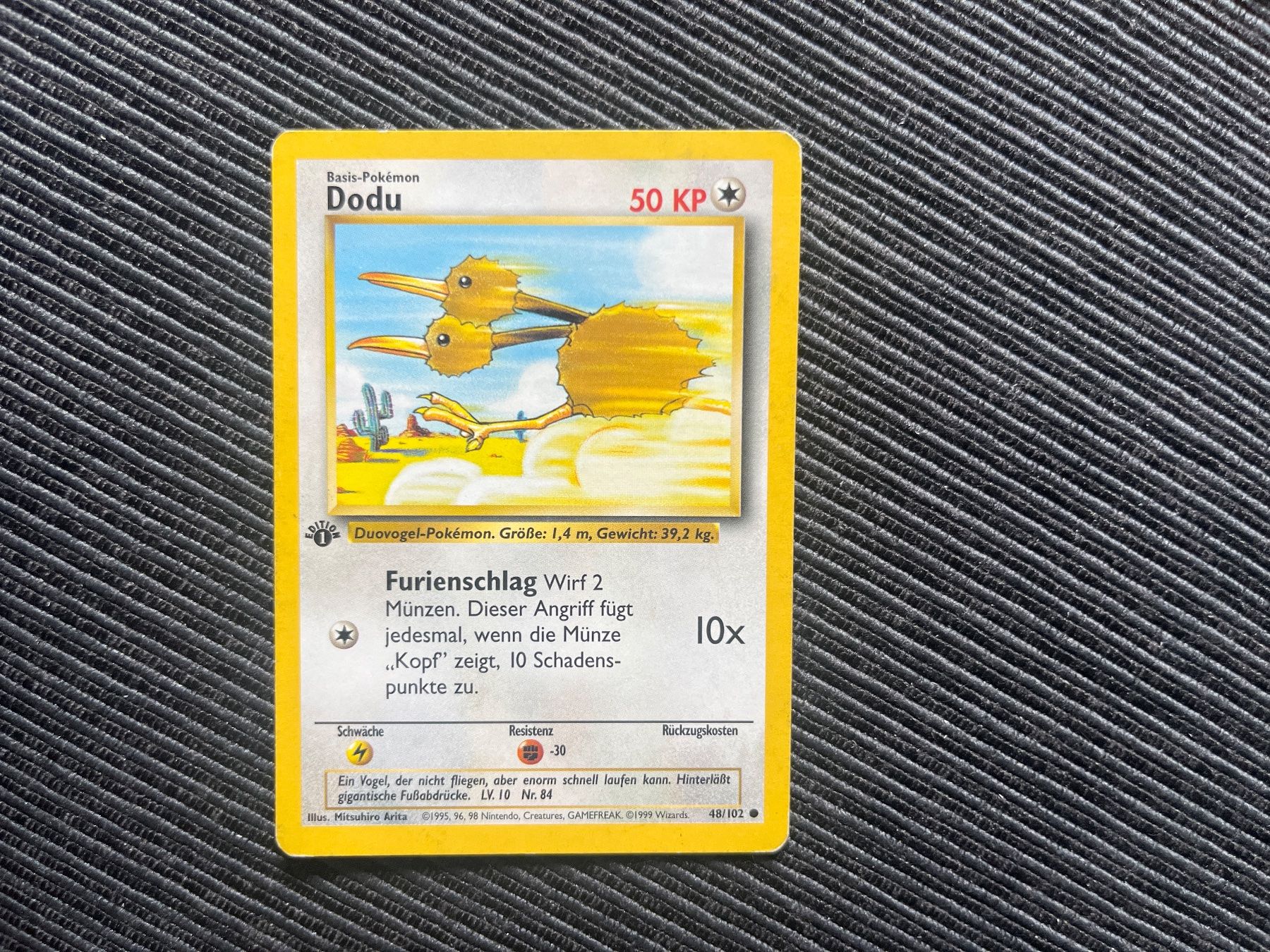 Pokémon Carte collezionabili: Pokemon Dodu 1. Edition non holo Base Set – Usato da Wabern venduto da Collectfun