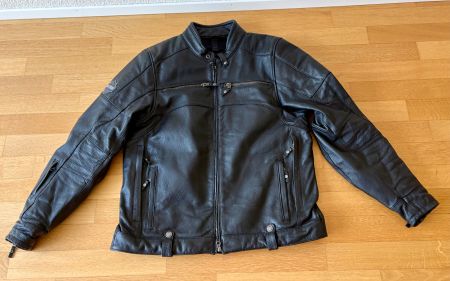 Harley-Davidson Lederjacke inkl. Original Hoodie – Grösse L