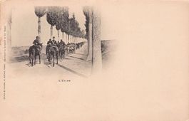 Kavalleriekolonne, L'Etape, vor 1900