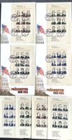 1986 / FDC USA Präsidenten Satz + 4 Kleinbogen Satz **
