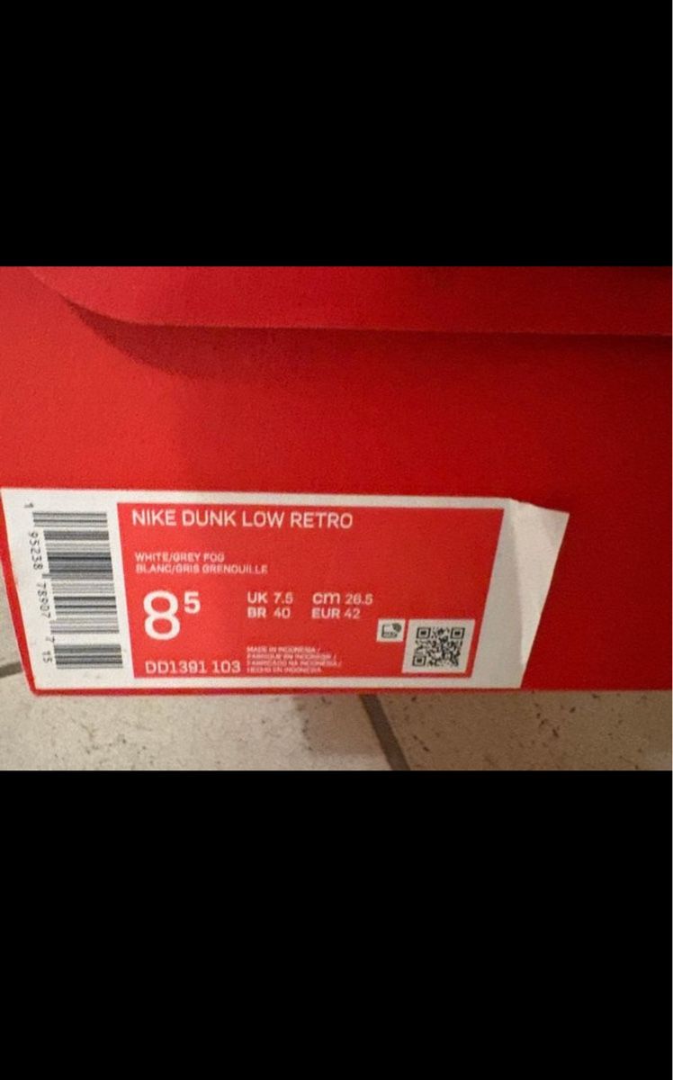 Nike Herrenschuhe: Nike dunk grey , 42eu ,neuve avec box – Neu und originalverpackt aus La Tour-de-Trême von ben_kn6s 2
