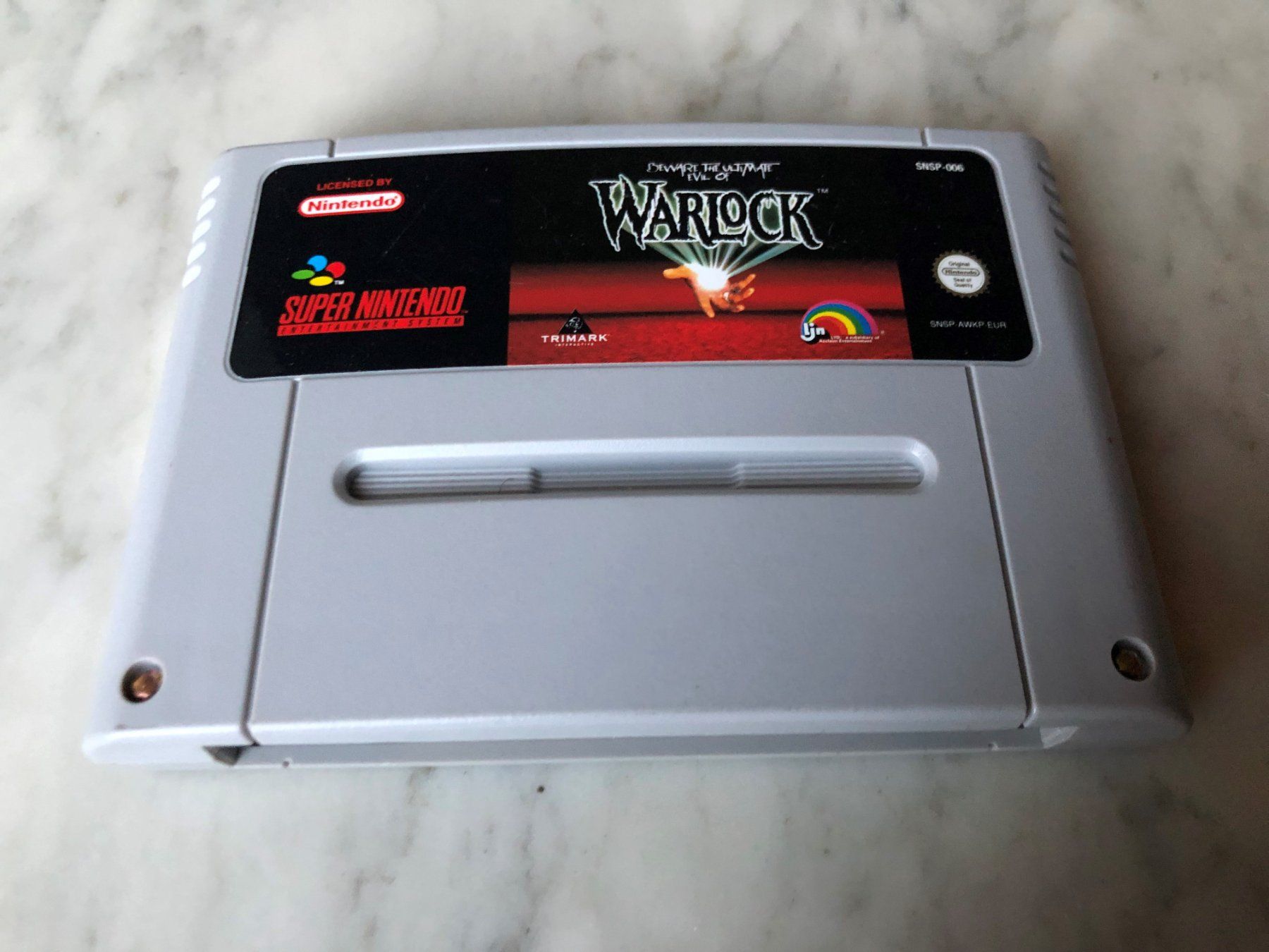 Nintendo Giochi: WARLOCK SPIEL FÜR SUPERNINTENDO – Usato da hägendorf venduto da twilightprincess