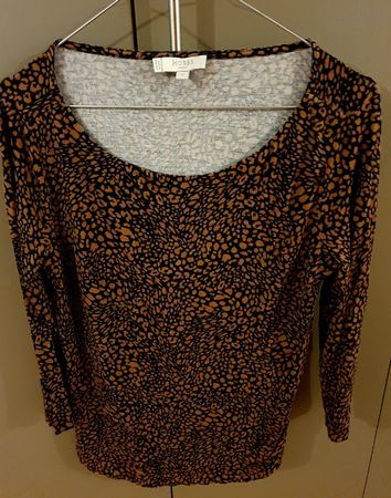 Hobbs London 3/4Shirt, Grösse M, Animal Print - Top Zustand!