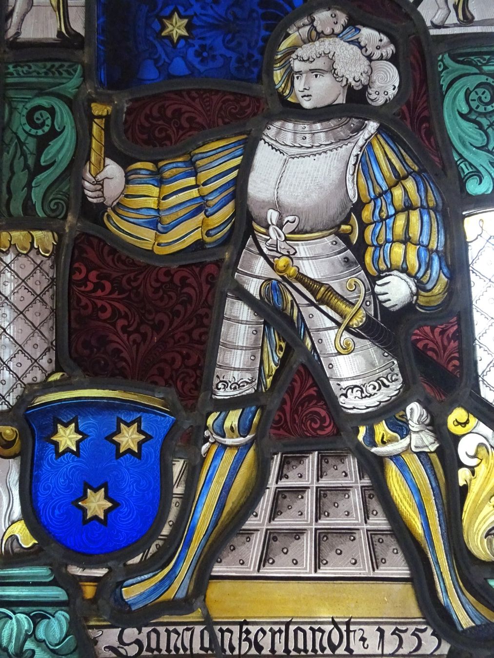 Altro in Antiquarato & Arte: Wappenscheibe Sarganserland 1555 – Usato da Siebnen venduto da niki61 1