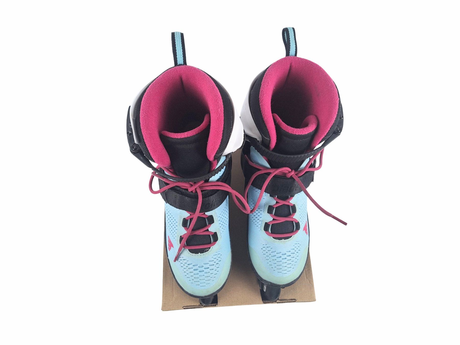 Pattini in linea & Pattini a rotelle: ROLLERBLADE MAXX Kids Grösse 33.0-36.5 Hellblau / Lila – Nuovo (secondo la descrizione) da Breitenbach venduto da Restwert_Breitenbach 2