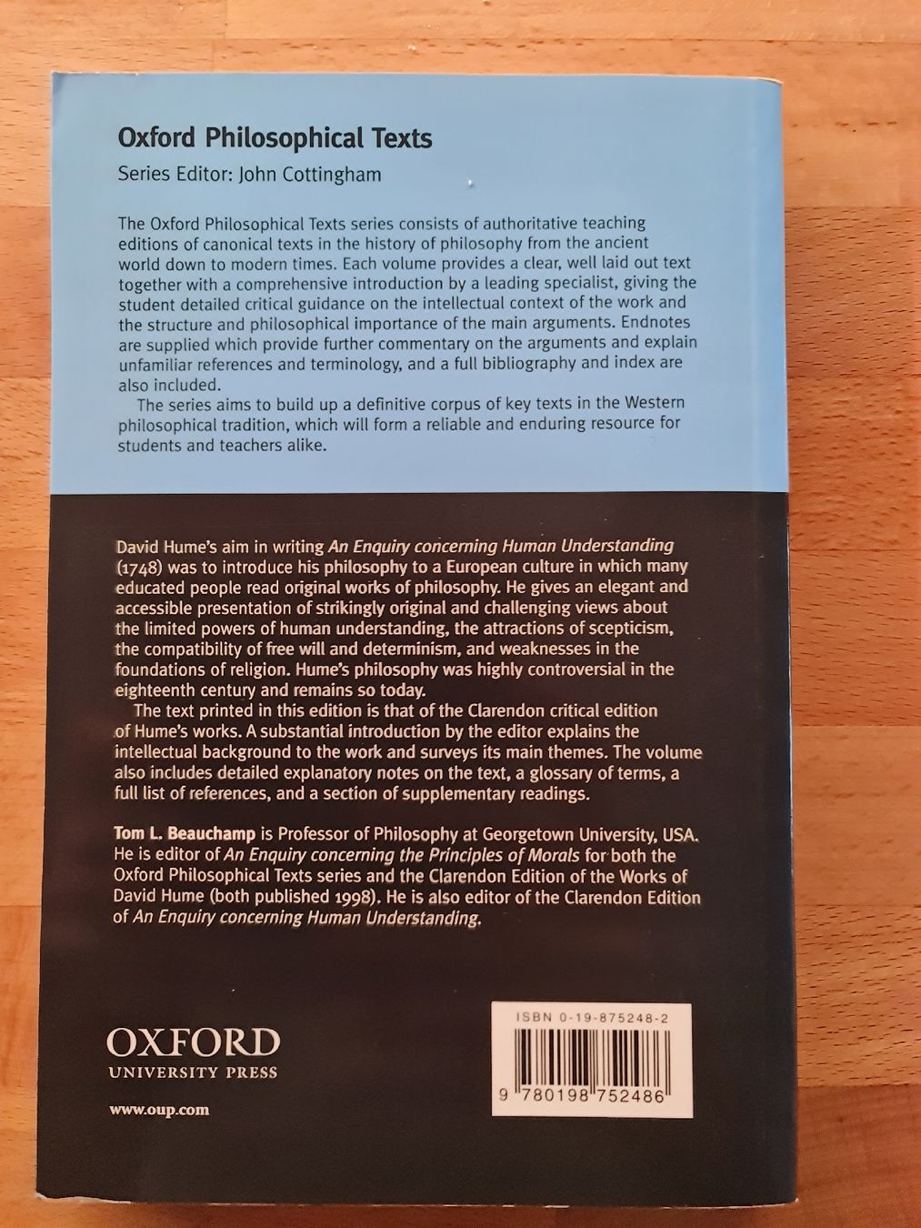 Libri: An Enquiry Concerning Human Understanding – Usato da Basel venduto da Bafidu 1