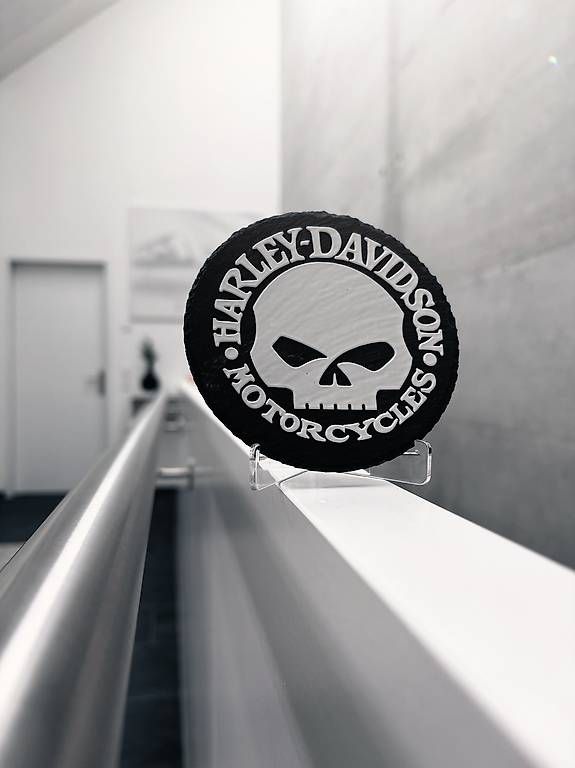 Sottobicchieri: Schieferuntersetzer "Harley Davidson" – Usato da Rickenbach ZH venduto da Pumba_500 3