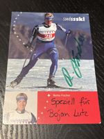 Signierte Autogrammkarte Remo Fischer swissski