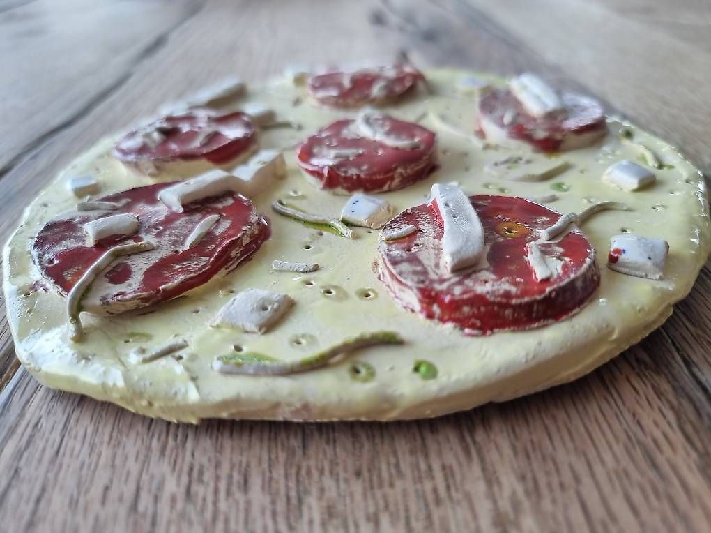 Tutte le decorazioni: Deko Keramik Pizza Handarbeit  – Usato da Ostermundigen venduto da d-p73 1