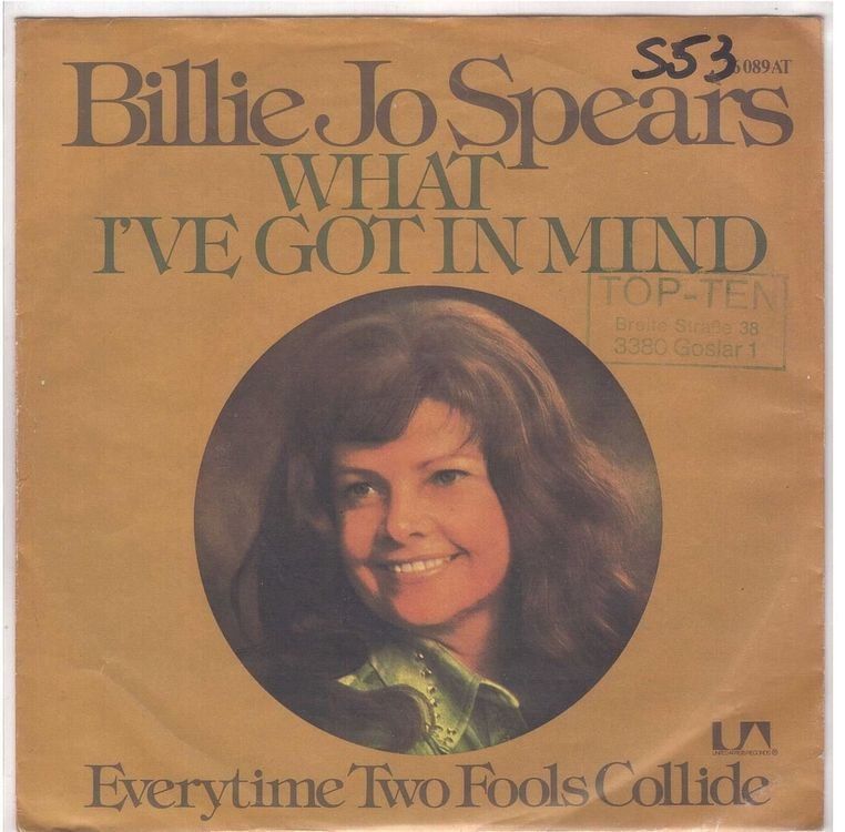 Dischi in vinile: Single7 Billie Jo Spears  --  What Lve got in mind – Usato da Rheinau venduto da thealbum