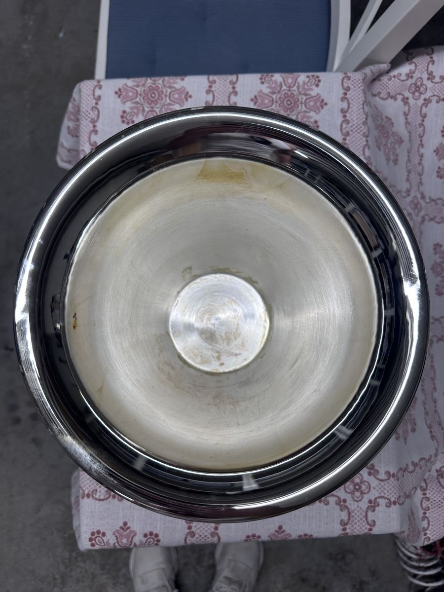 Altro: Silber verchromter Champagnerkühler im Karton – Nuovo e nell'imballaggio originale da Merlischachen venduto da FLO5555 5