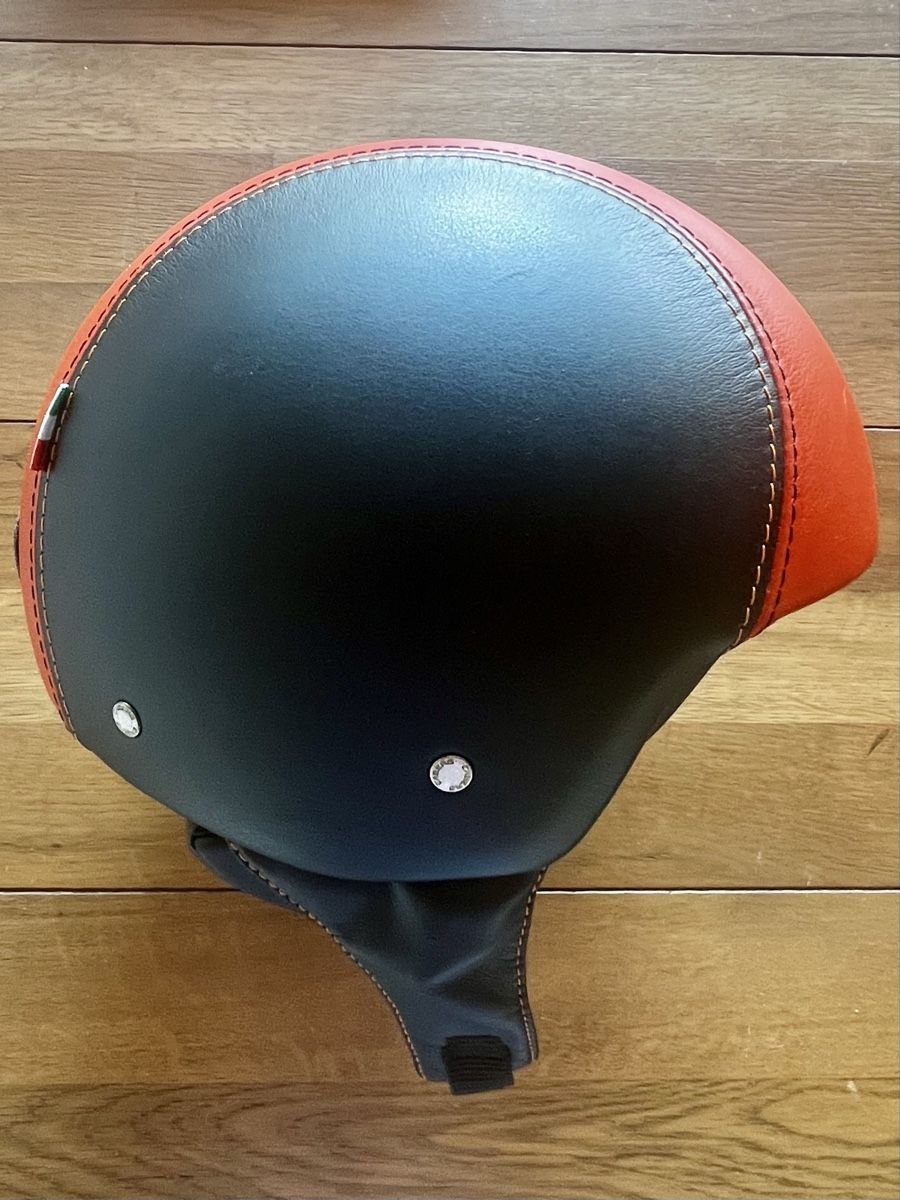 Helme & Visiere: Caberg Leder Jethelm Rot Schwarz Grösse XL 61 – Neu (gemäss Beschreibung) aus Hildisrieden von Chool