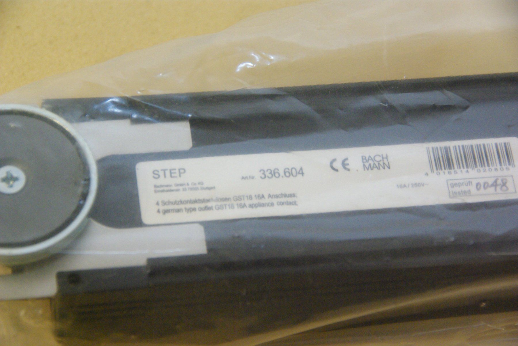 Spine: BACHMANN STEP 336.604, 4x Schuko – Nuovo e nell'imballaggio originale da Herisau venduto da Cevianer1844 6