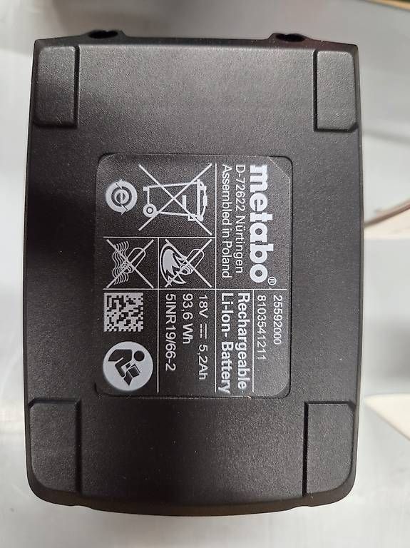 Akkus: Metabo Akku 5.2Ah – Gebraucht aus Bettlach von paki84 1