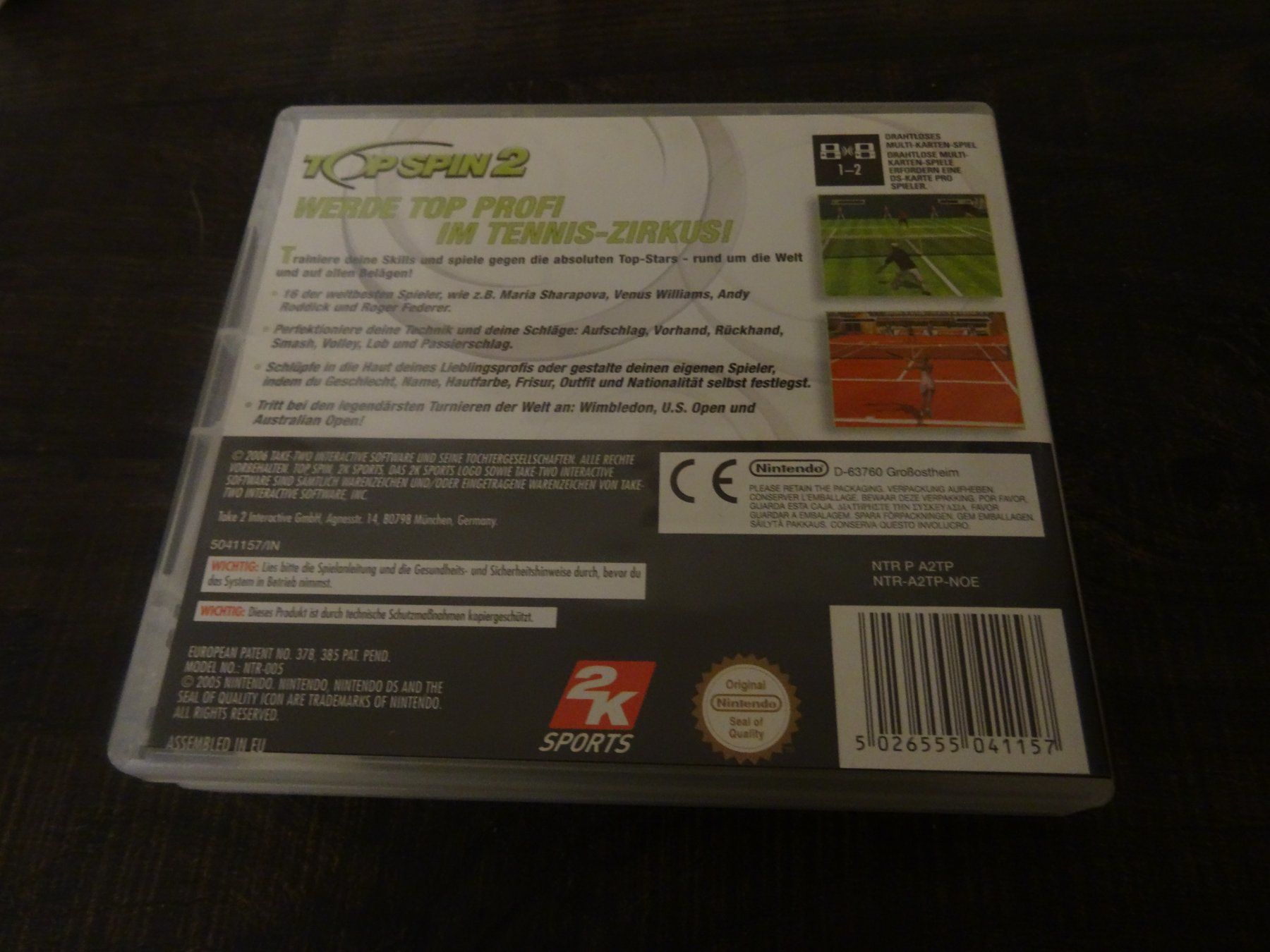 Nintendo Giochi: Top Spin 2 DS – Usato da Olten venduto da Disc-Ausverkauf 2