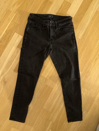 Abercrombie Jeans, Schwarz, Grösse 27 - Top Zustand!