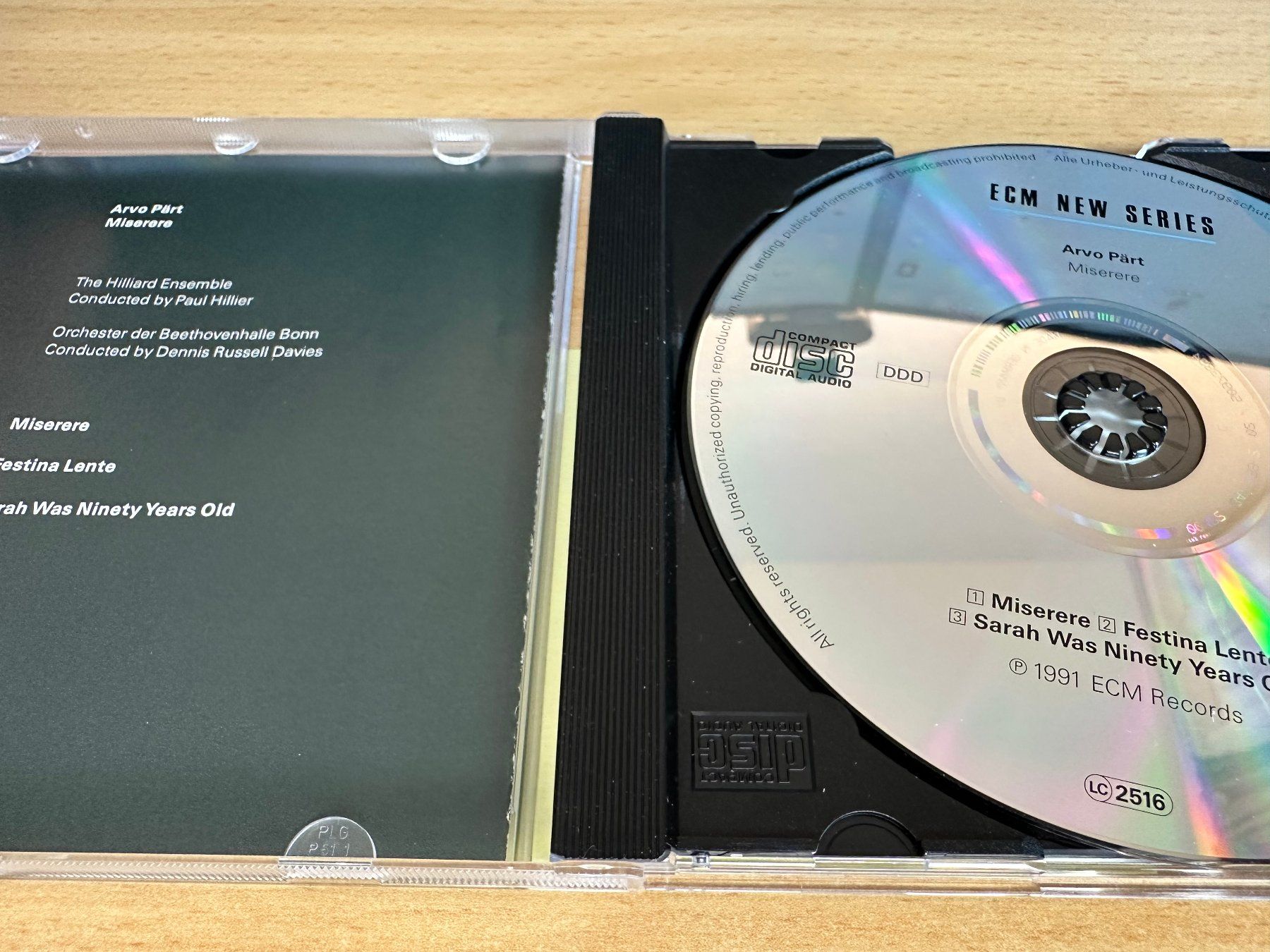 CD: Arvo Pärt – Miserere – Usato da Rikon im Tösstal venduto da Alpenmutz 4