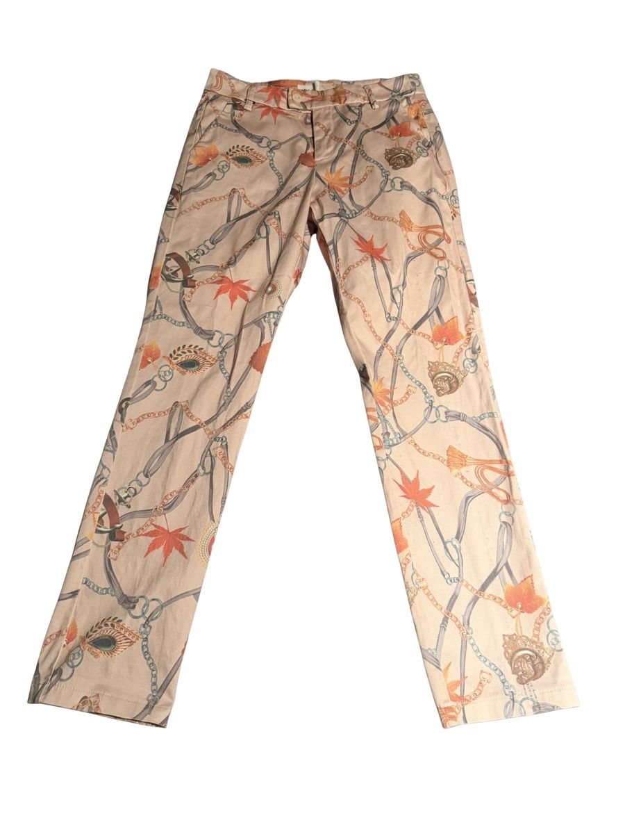 Pantalons: Bianco Patterned Trousers, Size EUR 40, Spring/Summer Style – D'occasion à Wädenswil par mon_b88m