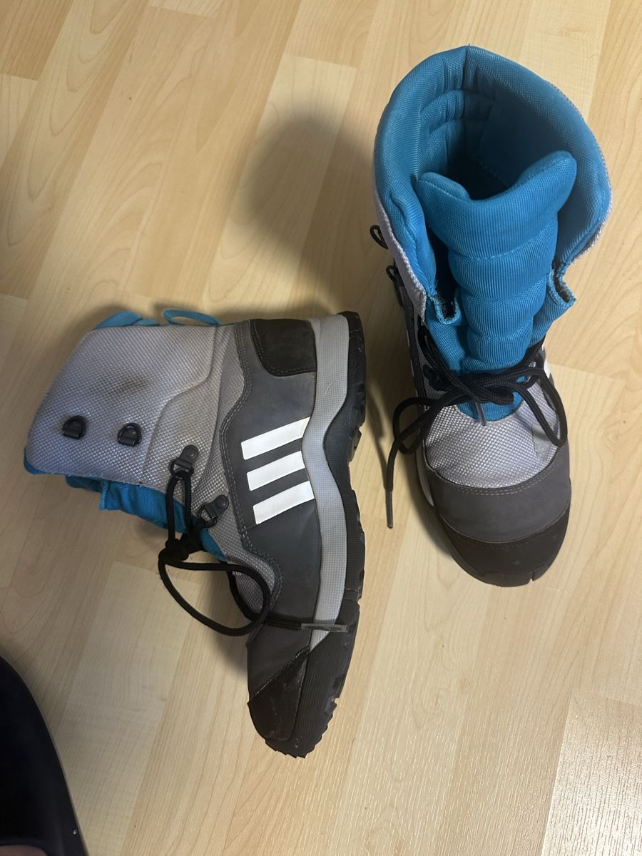 Herrenschuhe: Adidas winter boots grey blue size 38 used – Neu (gemäss Beschreibung) aus Elgg von gha_c8dx 2