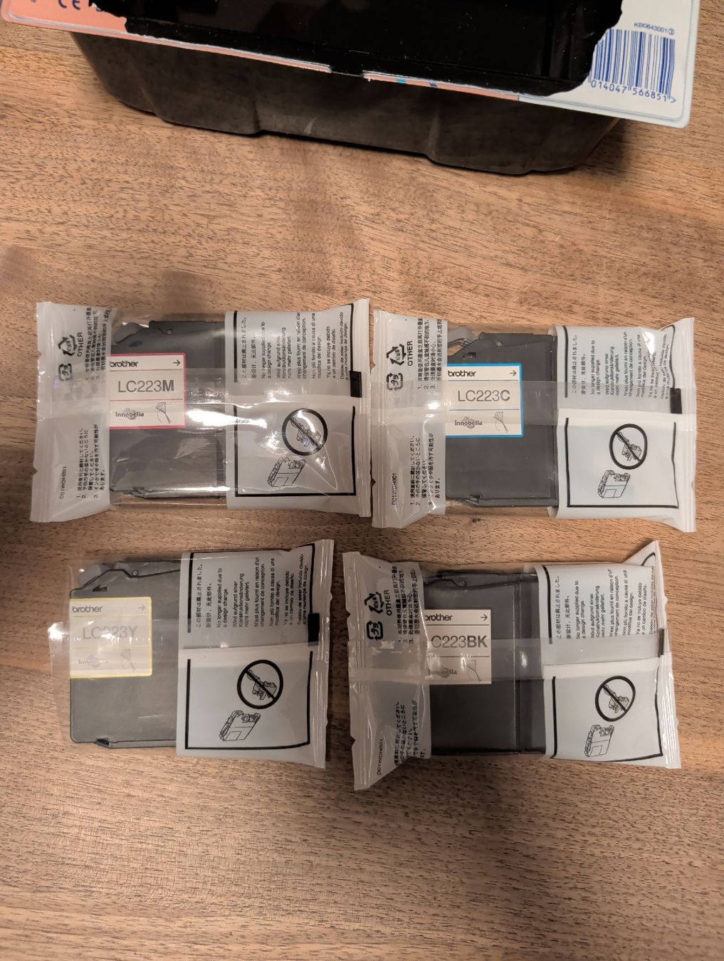 Brother Cartucce per stampanti & toner: Brother LC-223 Kombipack, Neu – Nuovo (secondo la descrizione) da Heiligkreuz (Mels) venduto da stolzesbuebemami 1