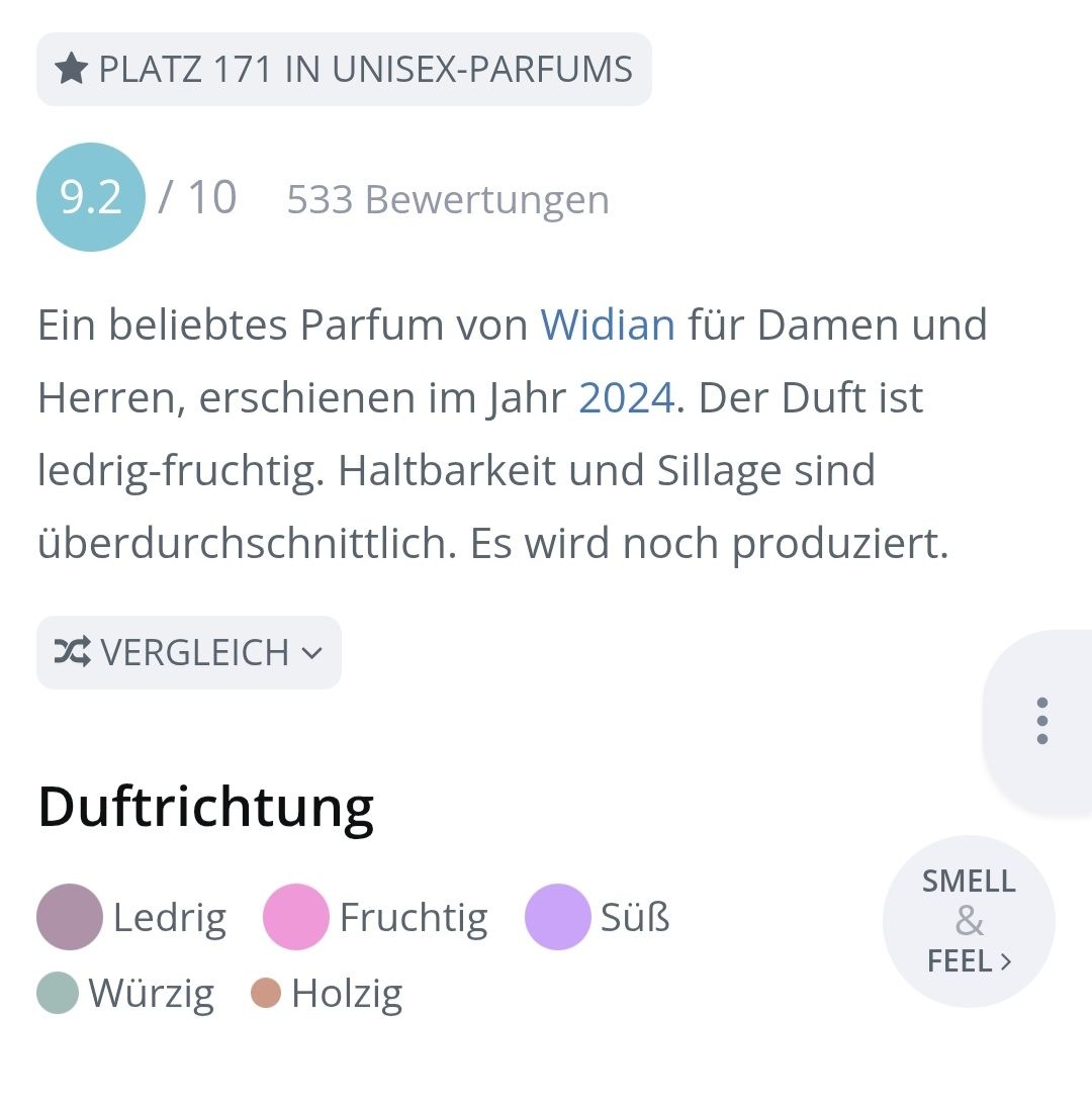 Widian Profumi & Eau de Toilette: 2 ml WIDIAN LONDON EDP ABFÜLLUNG – Nuovo (secondo la descrizione) da St. Gallen venduto da CaliSunshine 3