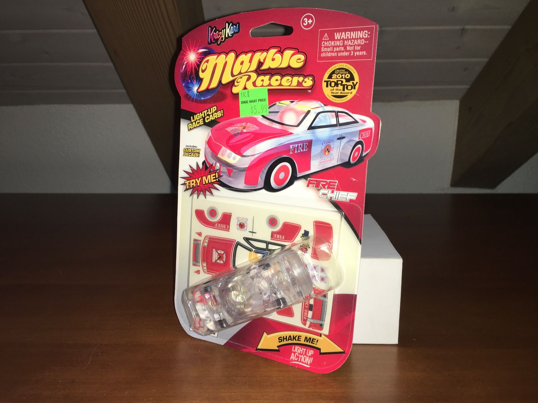 Hot Wheels Modellini d'auto: Fire Chief Krazy Kars 1/64 Marble Racers – Nuovo (secondo la descrizione) da Wohlen AG venduto da PrivatSammlung