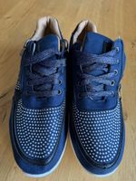 Baskets bleues femme pointes décoratives taille 41 neuves
