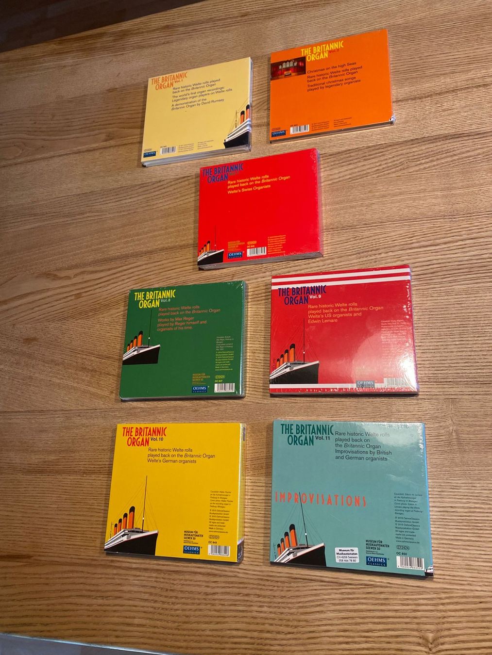 CD: Neu - 7 CDs The Britannic Organ – Usato da Röschenz venduto da Tashroal 1