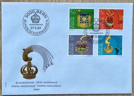 Ersttagsbrief Pro Patria 1982