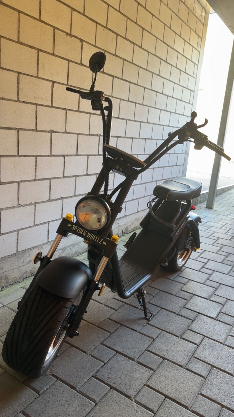 Elektromobile: E-Chopper Elektro Roller Spyder Wheelz Schwarz NEU – Neu (gemäss Beschreibung) aus Untervaz von vanowill 5