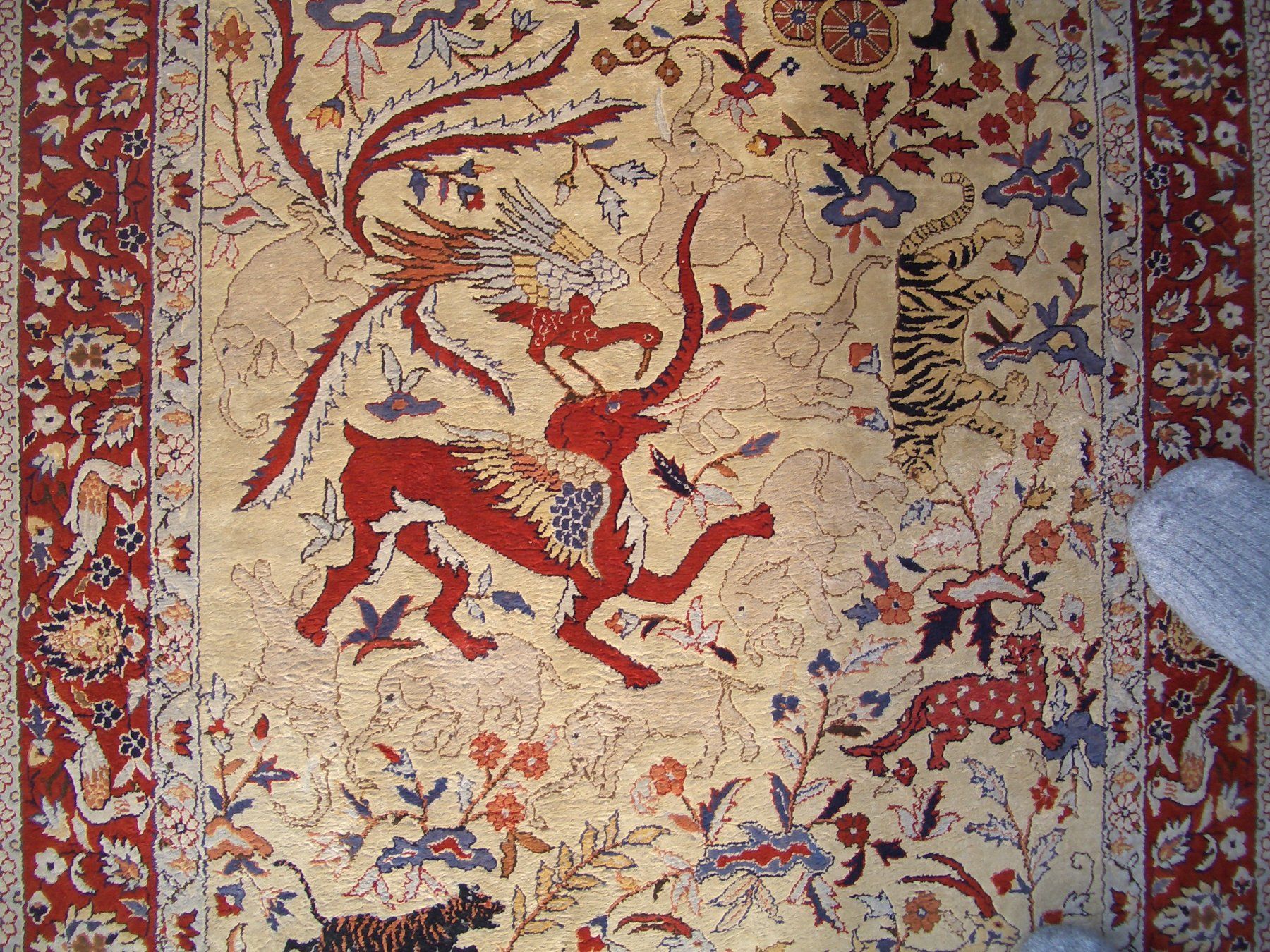 Tapis: Seidenteppich China reiches Sujet – D'occasion à Weggis par Captrednose 3